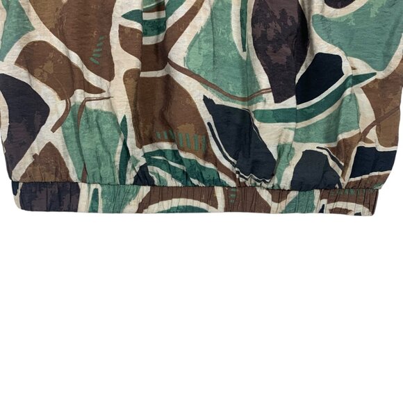 -Puffy-Sleeve cropped Blouse with Scoop Neckline sz small REITMAN - Picture 14 of 15